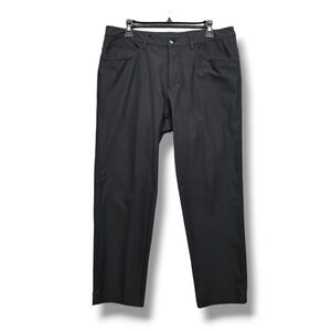 Lululemon ABC Classic Pants Mens 34 Black Warpstreme 29" M5426S